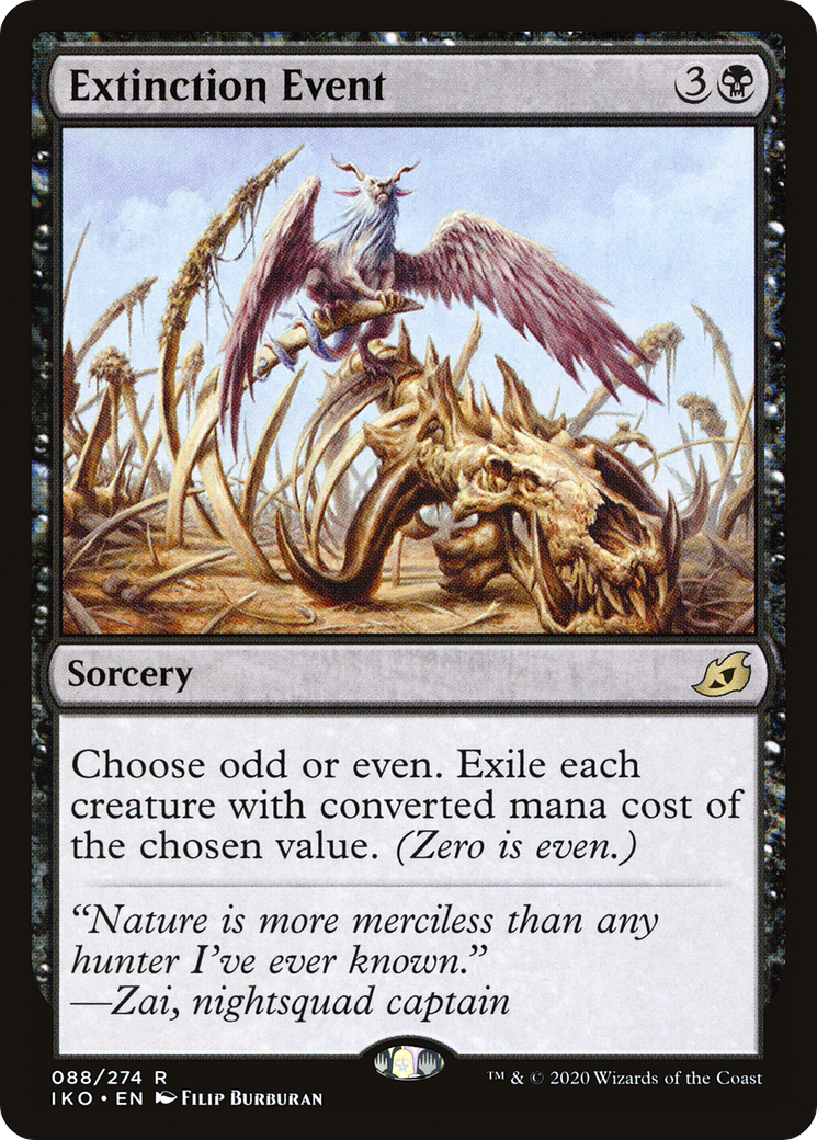 Extinction Event (IKO-088) - Ikoria: Lair of Behemoths - Premium MTG Single from Wizards of the Coast - Just $0.26! Shop now at Game Crave Tournament Store
