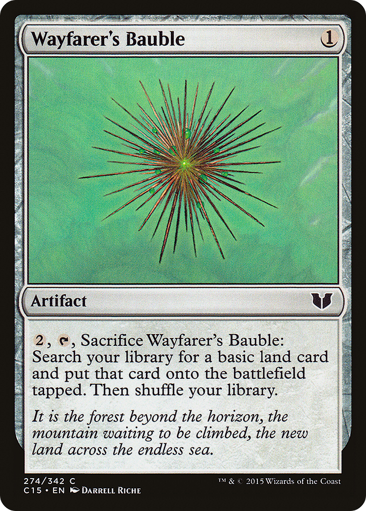 Wayfarer's Bauble (C15-274) - Commander 2015 - Premium MTG Single from Wizards of the Coast - Just $0.13! Shop now at Game Crave Tournament Store