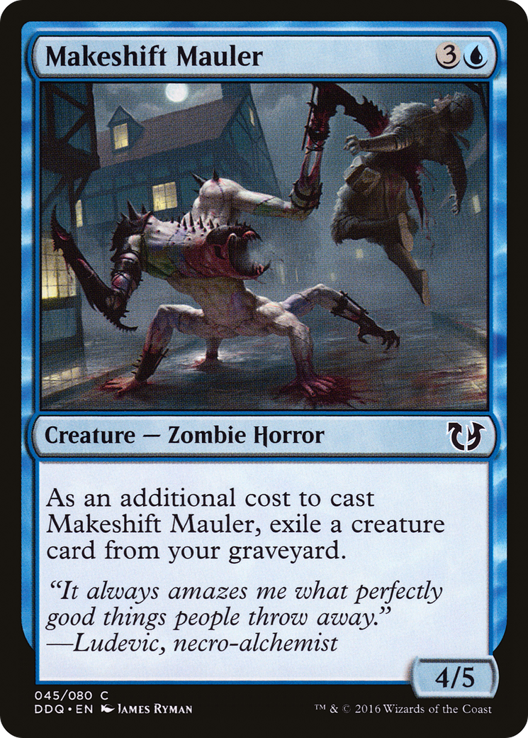 Makeshift Mauler (DDQ-045) - Duel Decks: Blessed vs. Cursed - Premium MTG Single from Wizards of the Coast - Just $0.08! Shop now at Game Crave Tournament Store