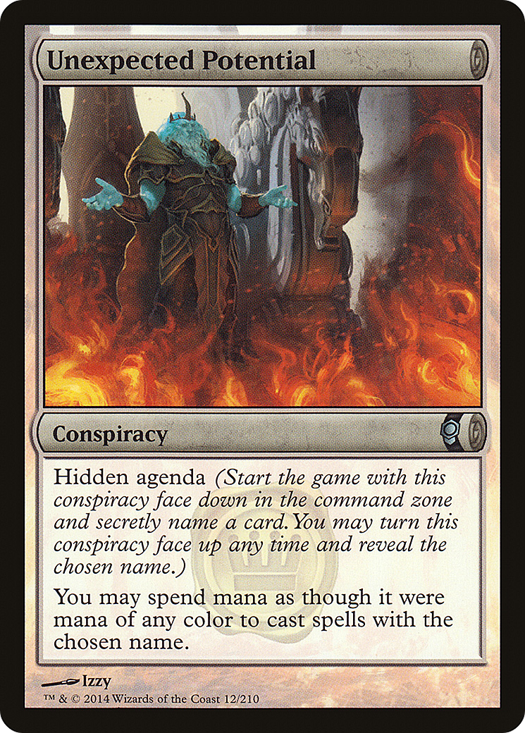 Unexpected Potential (CNS-012) - Conspiracy Foil - Premium MTG Single from Wizards of the Coast - Just $0.62! Shop now at Game Crave Tournament Store