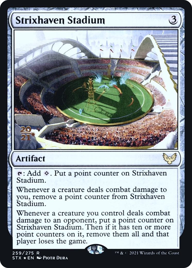 Strixhaven Stadium (PSTX-259S) - Strixhaven: School of Mages Promos Foil - Premium MTG Single from Wizards of the Coast - Just $0.28! Shop now at Game Crave Tournament Store