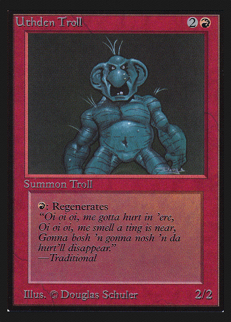 Uthden Troll (CEI-181) - Intl. Collectors' Edition - Premium MTG Single from Wizards of the Coast - Just $0.54! Shop now at Game Crave Tournament Store