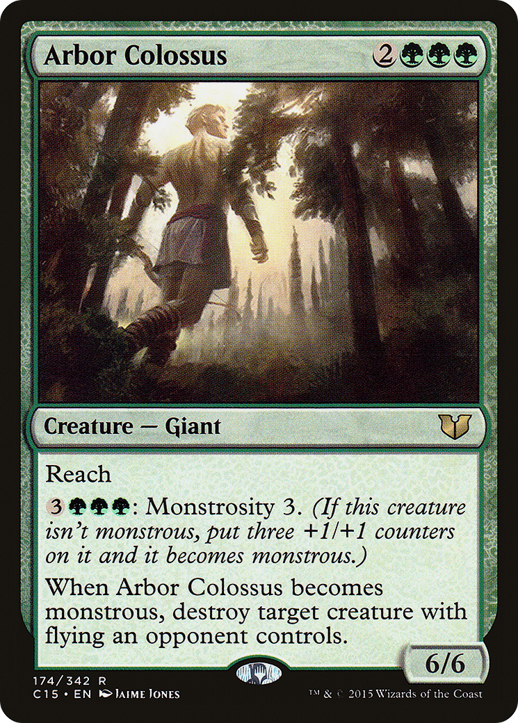 Arbor Colossus (C15-174) - Commander 2015 - Premium MTG Single from Wizards of the Coast - Just $0.25! Shop now at Game Crave Tournament Store