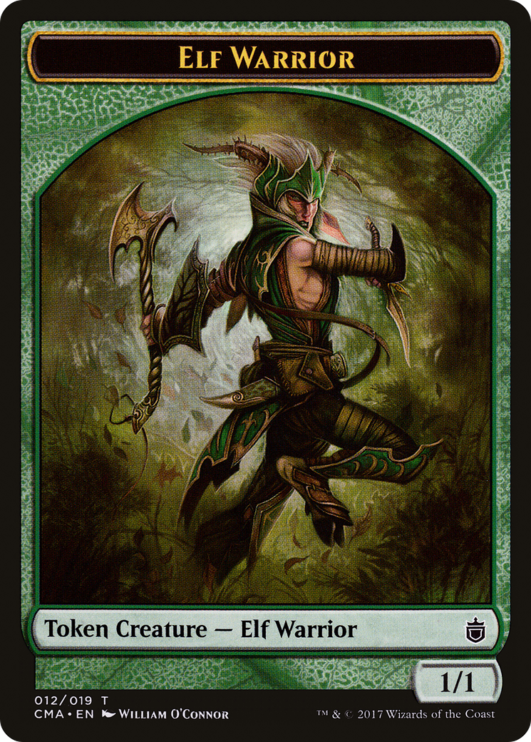 Elf Warrior (TCMA-012) - Commander Anthology Tokens - Premium MTG Single from Wizards of the Coast - Just $0.08! Shop now at Game Crave Tournament Store