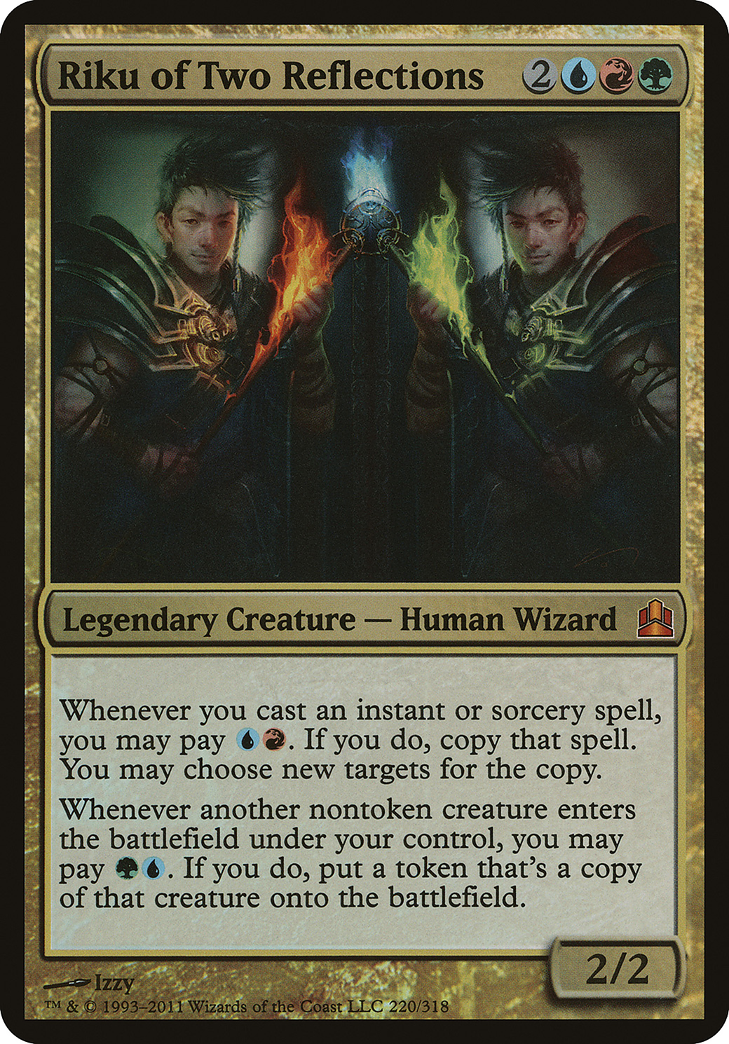 Riku of Two Reflections (OCMD-220) - Commander 2011 Oversized Foil - Premium MTG Single from Wizards of the Coast - Just $0.78! Shop now at Game Crave Tournament Store