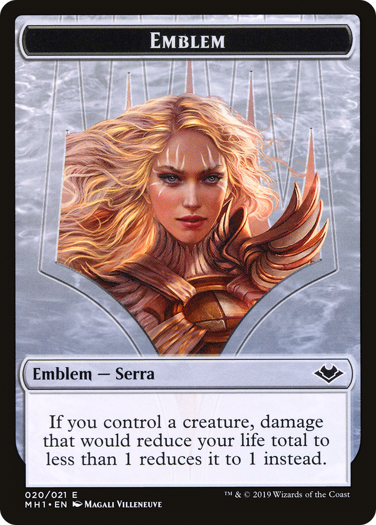 Serra the Benevolent Emblem (TMH1-020) - Modern Horizons Tokens - Premium MTG Single from Wizards of the Coast - Just $0! Shop now at Game Crave Tournament Store