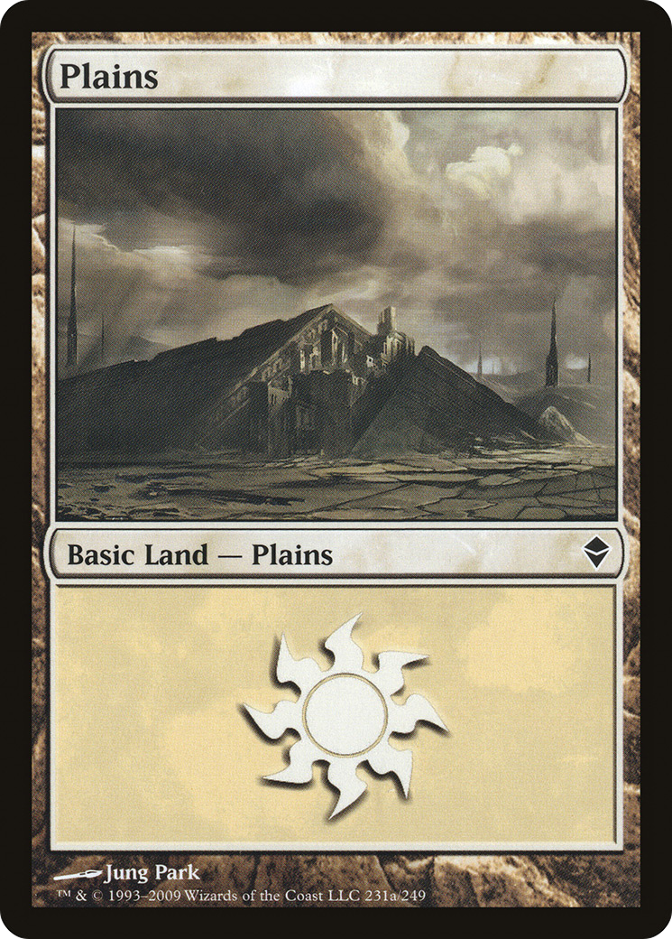 Plains (ZEN-231A) - Zendikar - Premium MTG Single from Wizards of the Coast - Just $0.25! Shop now at Game Crave Tournament Store