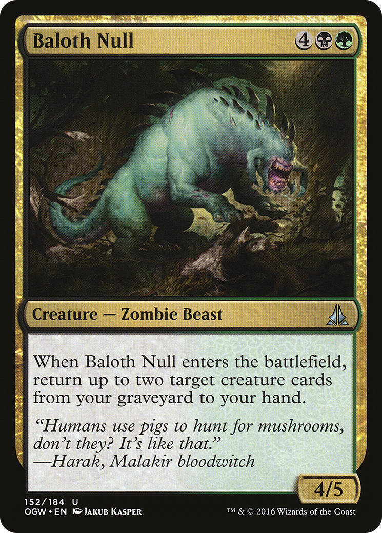 Baloth Null (OGW-152) - Oath of the Gatewatch Foil - Premium MTG Single from Wizards of the Coast - Just $0.08! Shop now at Game Crave Tournament Store