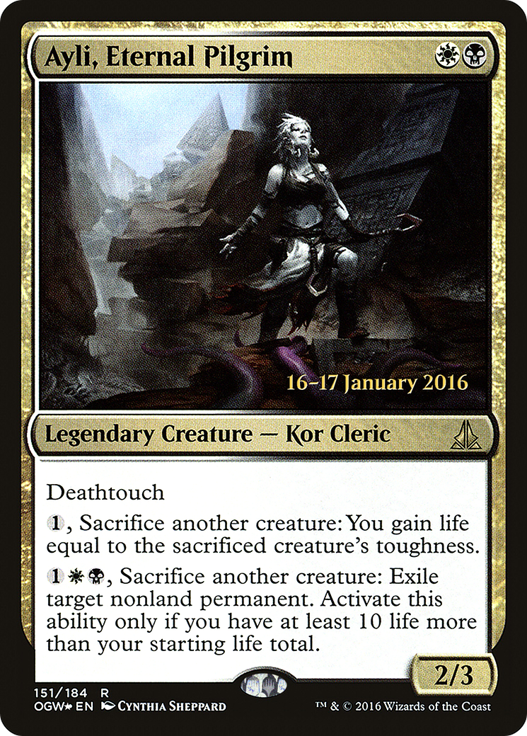 Ayli, Eternal Pilgrim (POGW-151S) - Oath of the Gatewatch Promos Foil - Premium MTG Single from Wizards of the Coast - Just $2! Shop now at Game Crave Tournament Store