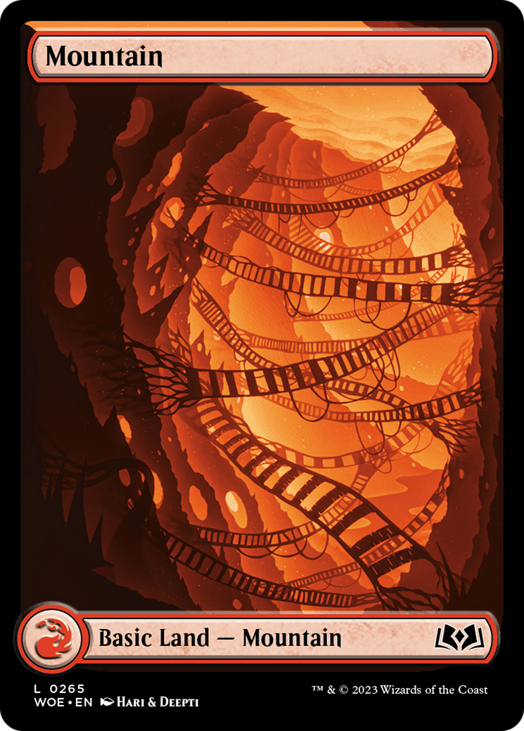 Mountain (WOE-265) - Wilds of Eldraine: (Full Art) - Premium MTG Single from Wizards of the Coast - Just $0.08! Shop now at Game Crave Tournament Store