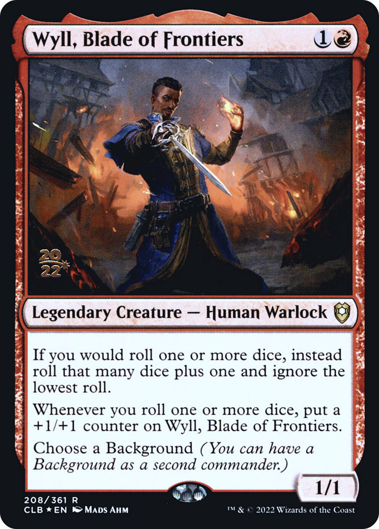 Wyll, Blade of Frontiers (PCLB-208S) - Battle for Baldur's Gate Promos Foil - Premium MTG Single from Wizards of the Coast - Just $1.61! Shop now at Game Crave Tournament Store