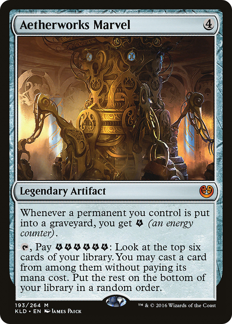 Aetherworks Marvel (KLD-193) - Kaladesh - Premium MTG Single from Wizards of the Coast - Just $0.20! Shop now at Game Crave Tournament Store