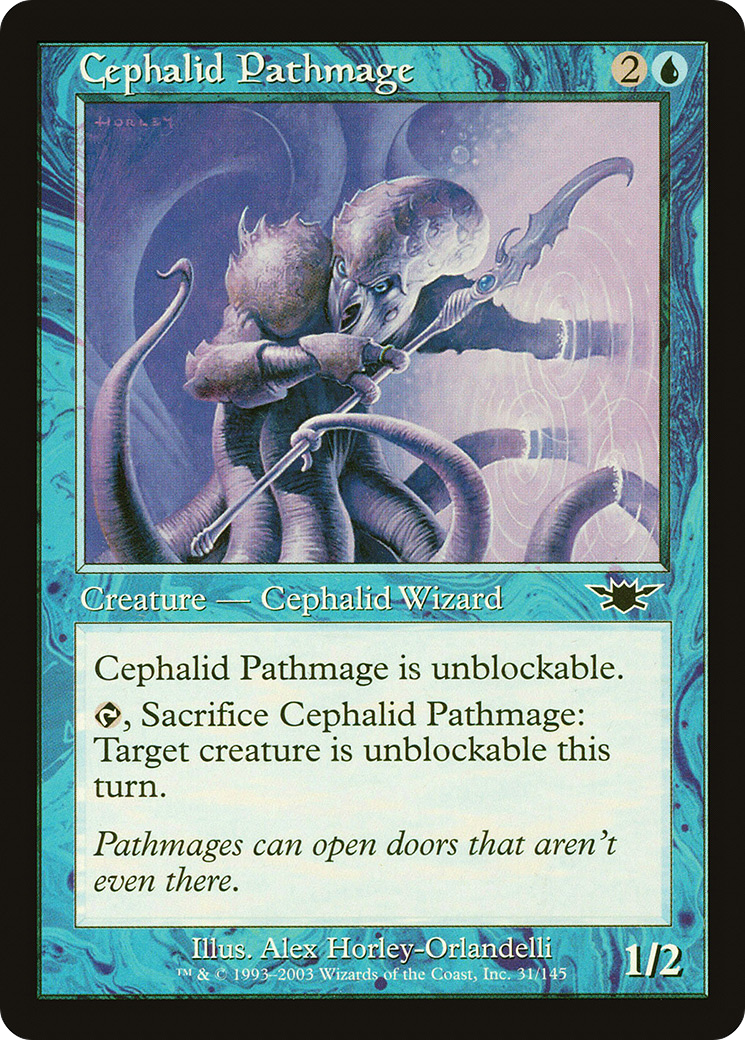 Cephalid Pathmage (LGN-031) - Legions Foil - Premium MTG Single from Wizards of the Coast - Just $0.22! Shop now at Game Crave Tournament Store