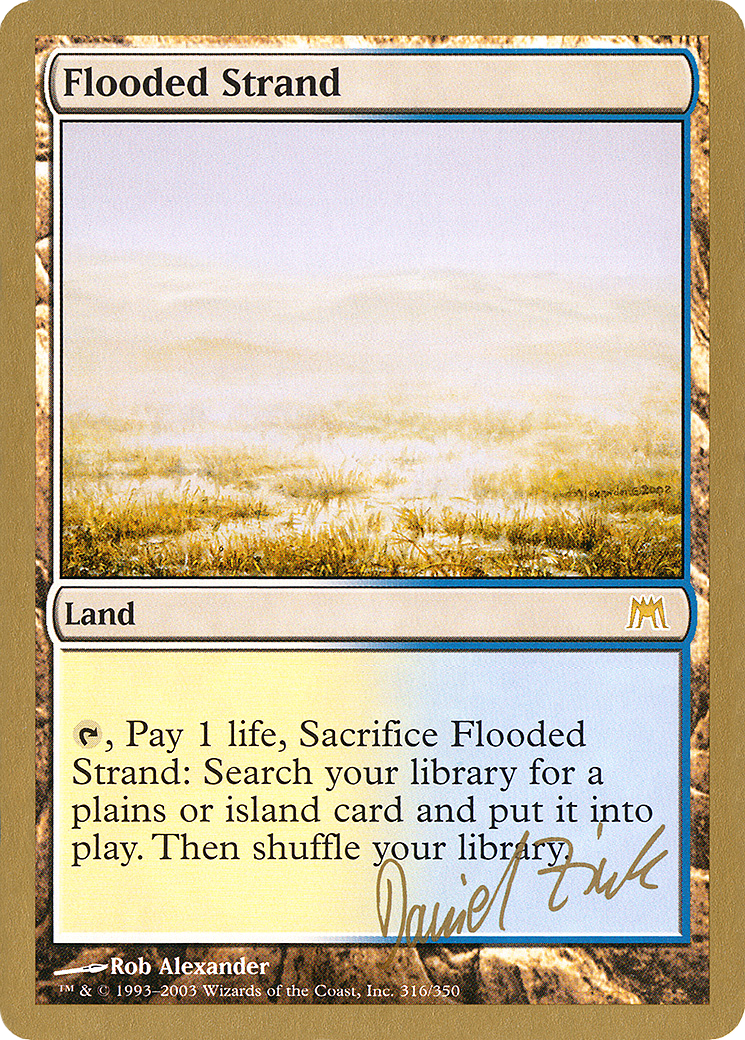 Flooded Strand (WC03-DZ316) - World Championship Decks 2003 - Premium MTG Single from Wizards of the Coast - Just $2.22! Shop now at Game Crave Tournament Store