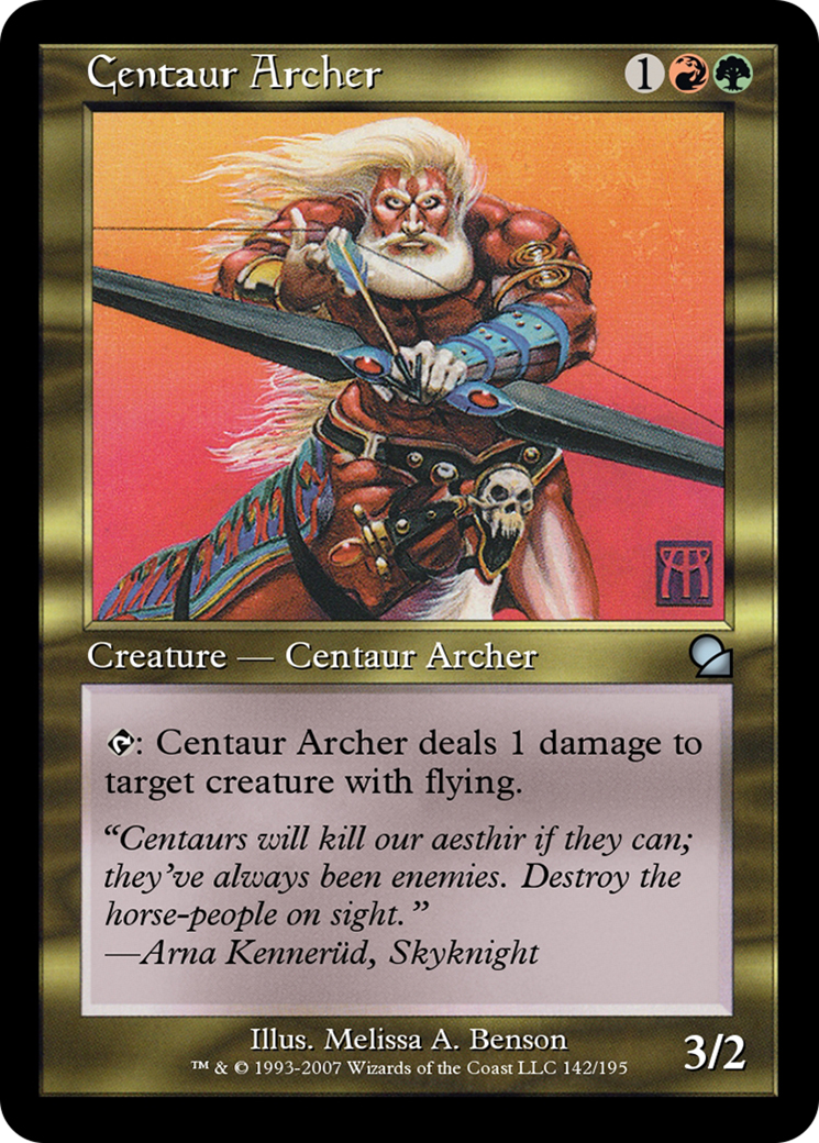 Centaur Archer (ME1-142) - Masters Edition - Premium MTG Single from Wizards of the Coast - Just $0! Shop now at Game Crave Tournament Store
