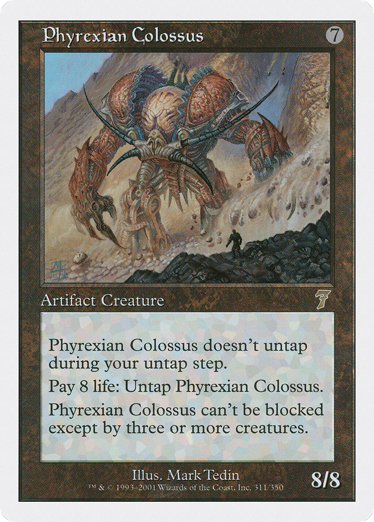 Phyrexian Colossus (7ED-311) - Seventh Edition - Premium MTG Single from Wizards of the Coast - Just $0.11! Shop now at Game Crave Tournament Store