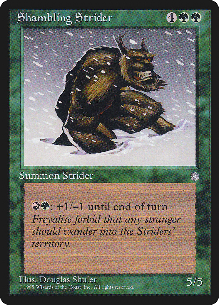 Shambling Strider (ICE-263) - Ice Age - Premium MTG Single from Wizards of the Coast - Just $0.08! Shop now at Game Crave Tournament Store