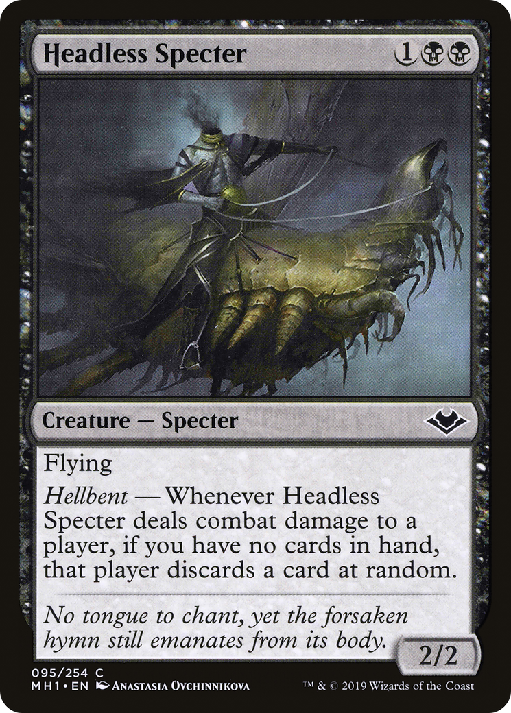 Headless Specter (MH1-095) - Modern Horizons - Premium MTG Single from Wizards of the Coast - Just $0.08! Shop now at Game Crave Tournament Store