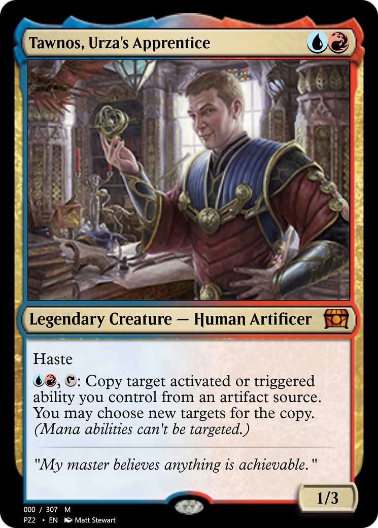 Tawnos, Urza's Apprentice (PZ2-70687) - Treasure Chest - Premium MTG Single from Wizards of the Coast - Just $0! Shop now at Game Crave Tournament Store