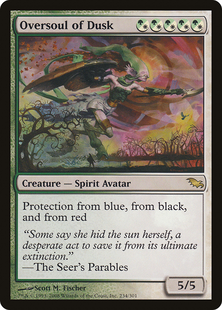 Oversoul of Dusk (SHM-234) - Shadowmoor - Premium MTG Single from Wizards of the Coast - Just $0.33! Shop now at Game Crave Tournament Store