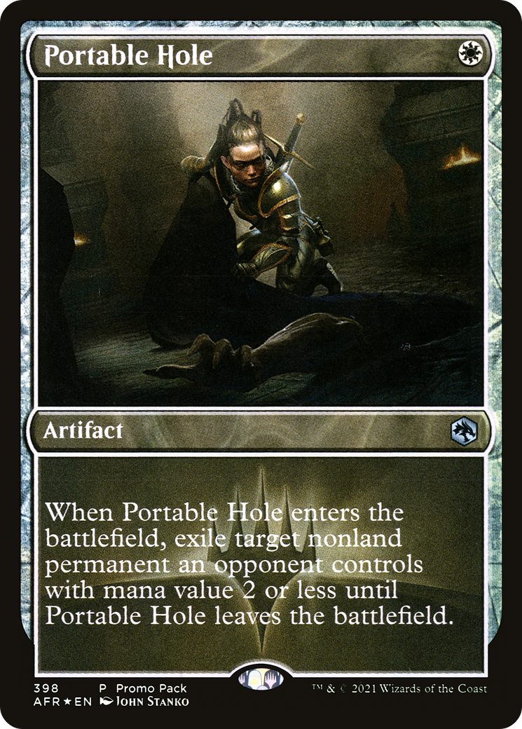 Portable Hole (AFR-398) - Adventures in the Forgotten Realms Foil - Premium MTG Single from Wizards of the Coast - Just $2.29! Shop now at Game Crave Tournament Store