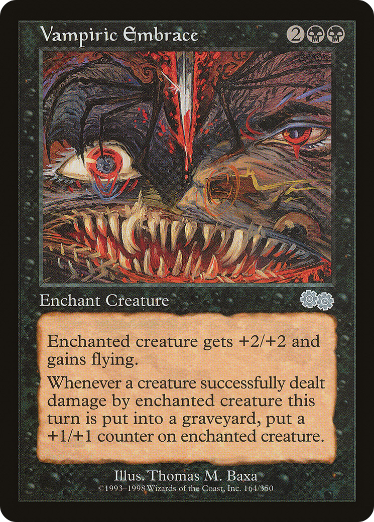 Vampiric Embrace (USG-164) - Urza's Saga - Premium MTG Single from Wizards of the Coast - Just $0.25! Shop now at Game Crave Tournament Store