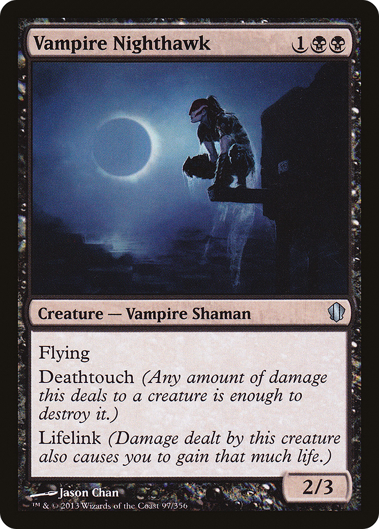 Vampire Nighthawk (C13-097) - Commander 2013 - Premium MTG Single from Wizards of the Coast - Just $0.08! Shop now at Game Crave Tournament Store