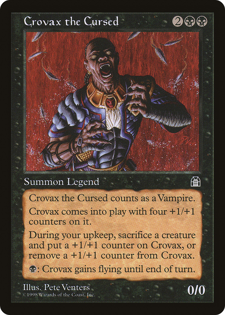 Crovax the Cursed (STH-055) - Stronghold - Premium MTG Single from Wizards of the Coast - Just $0.82! Shop now at Game Crave Tournament Store