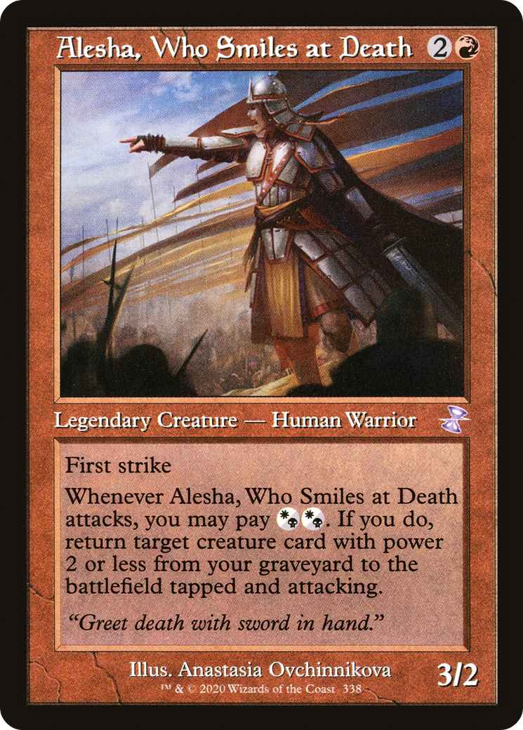 Alesha, Who Smiles at Death (TSR-338) - Time Spiral Remastered - Premium MTG Single from Wizards of the Coast - Just $0.08! Shop now at Game Crave Tournament Store
