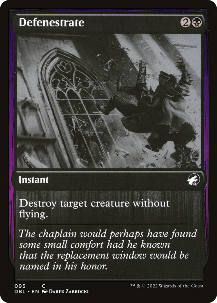 Defenestrate (DBL-095) - Innistrad: Double Feature Foil - Premium MTG Single from Wizards of the Coast - Just $0.08! Shop now at Game Crave Tournament Store