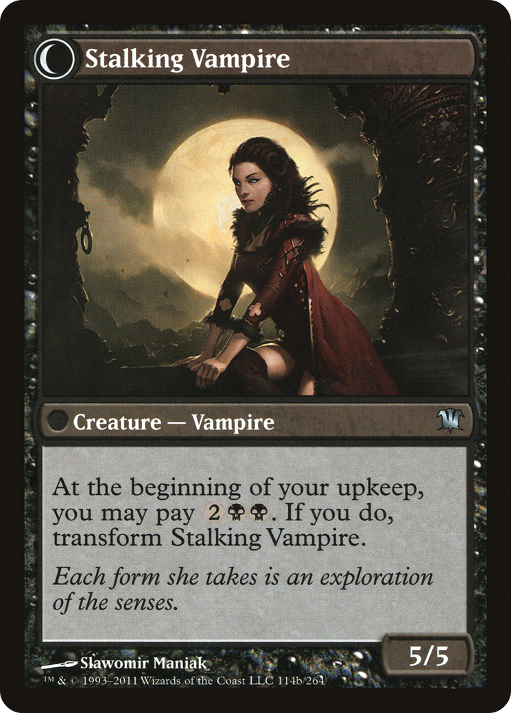 Screeching Bat // Stalking Vampire (ISD-114) - Innistrad: (Double Faced Transform) Foil - Premium MTG Single from Wizards of the Coast - Just $0.33! Shop now at Game Crave Tournament Store