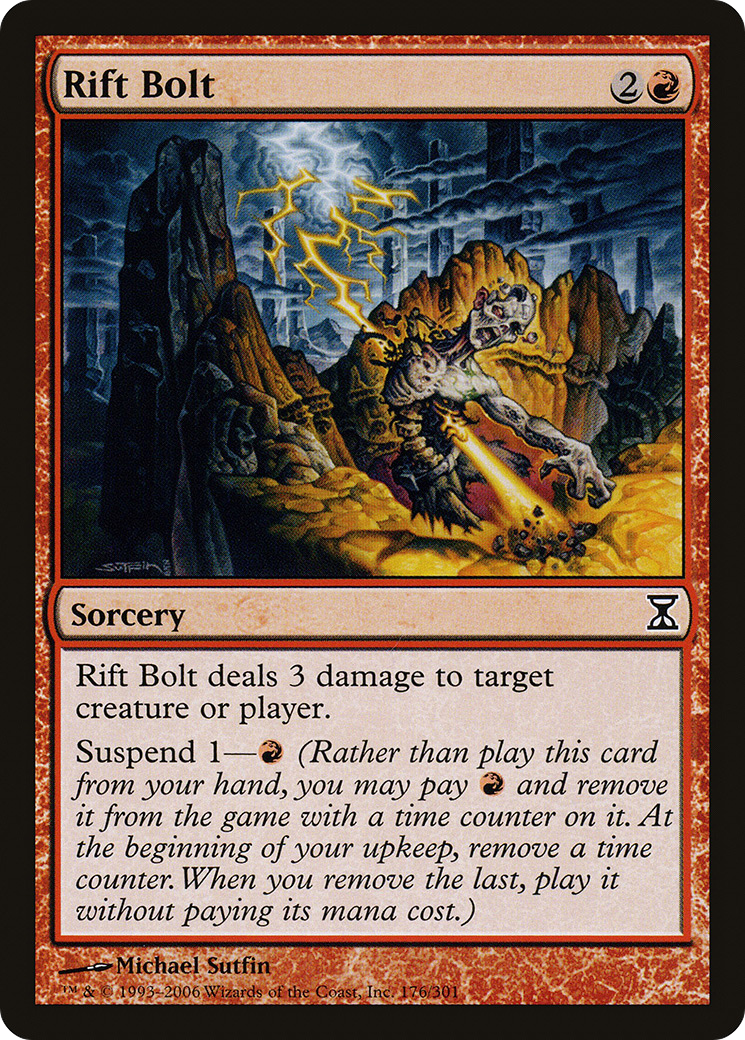 Rift Bolt (TSP-176) - Time Spiral - Premium MTG Single from Wizards of the Coast - Just $0.08! Shop now at Game Crave Tournament Store