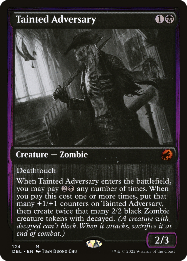 Tainted Adversary (DBL-124) - Innistrad: Double Feature - Premium MTG Single from Wizards of the Coast - Just $1.57! Shop now at Game Crave Tournament Store