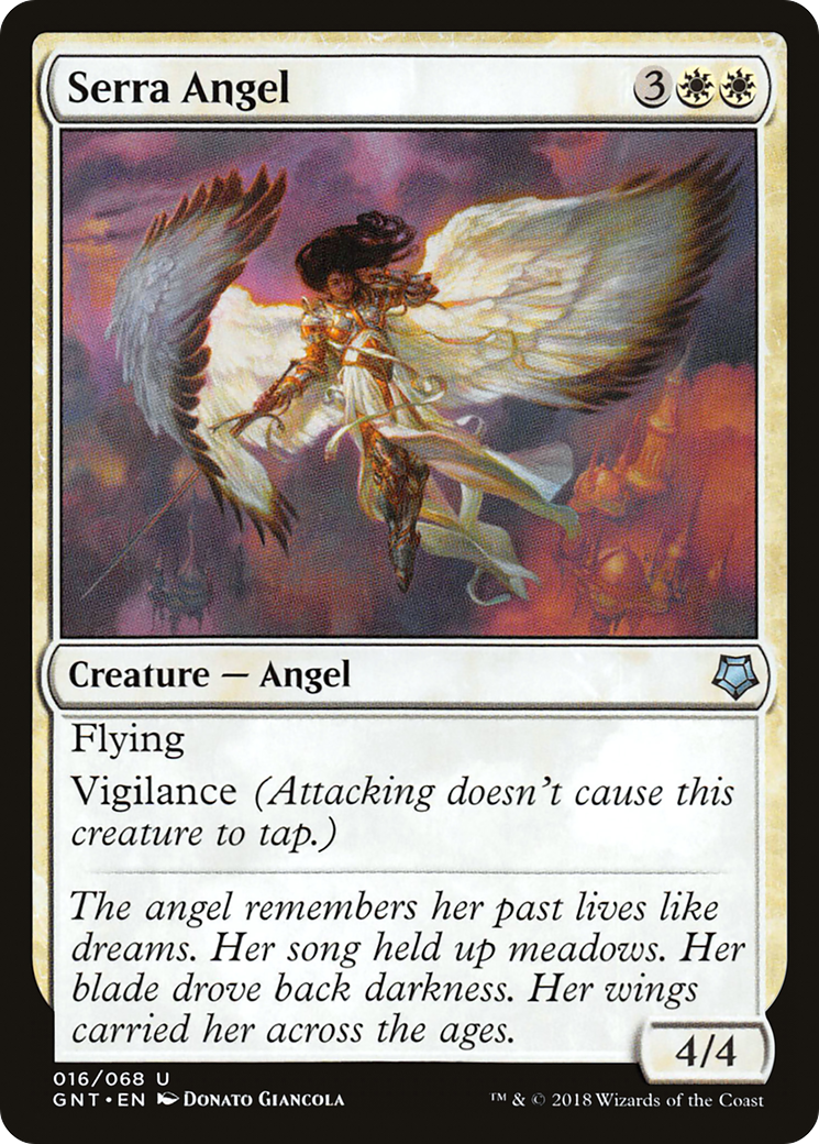 Serra Angel (GNT-016) - Game Night - Premium MTG Single from Wizards of the Coast - Just $0.08! Shop now at Game Crave Tournament Store