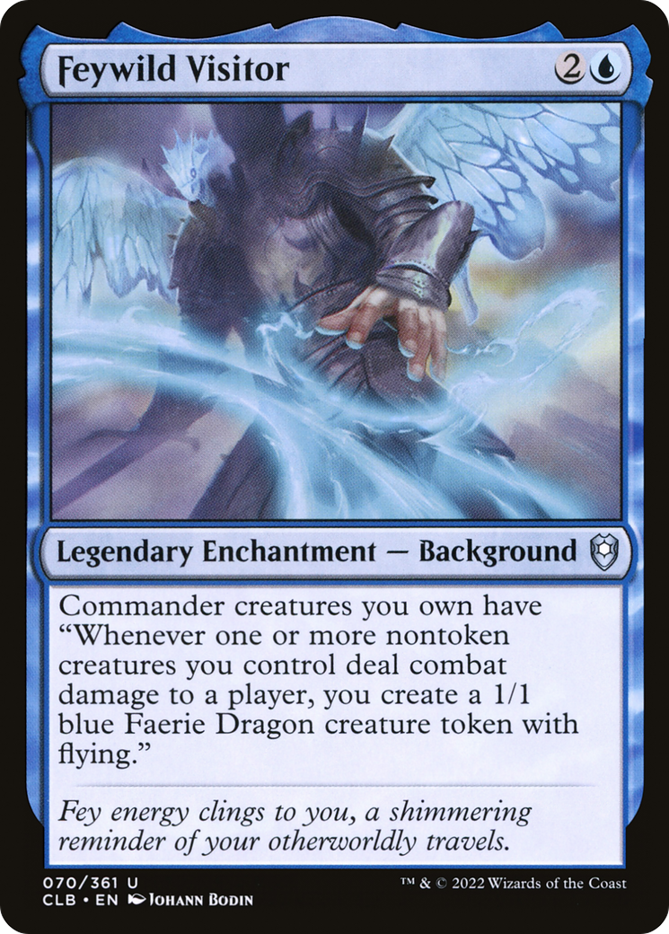 Feywild Visitor (CLB-070) - Commander Legends: Battle for Baldur's Gate Foil - Premium MTG Single from Wizards of the Coast - Just $0.15! Shop now at Game Crave Tournament Store
