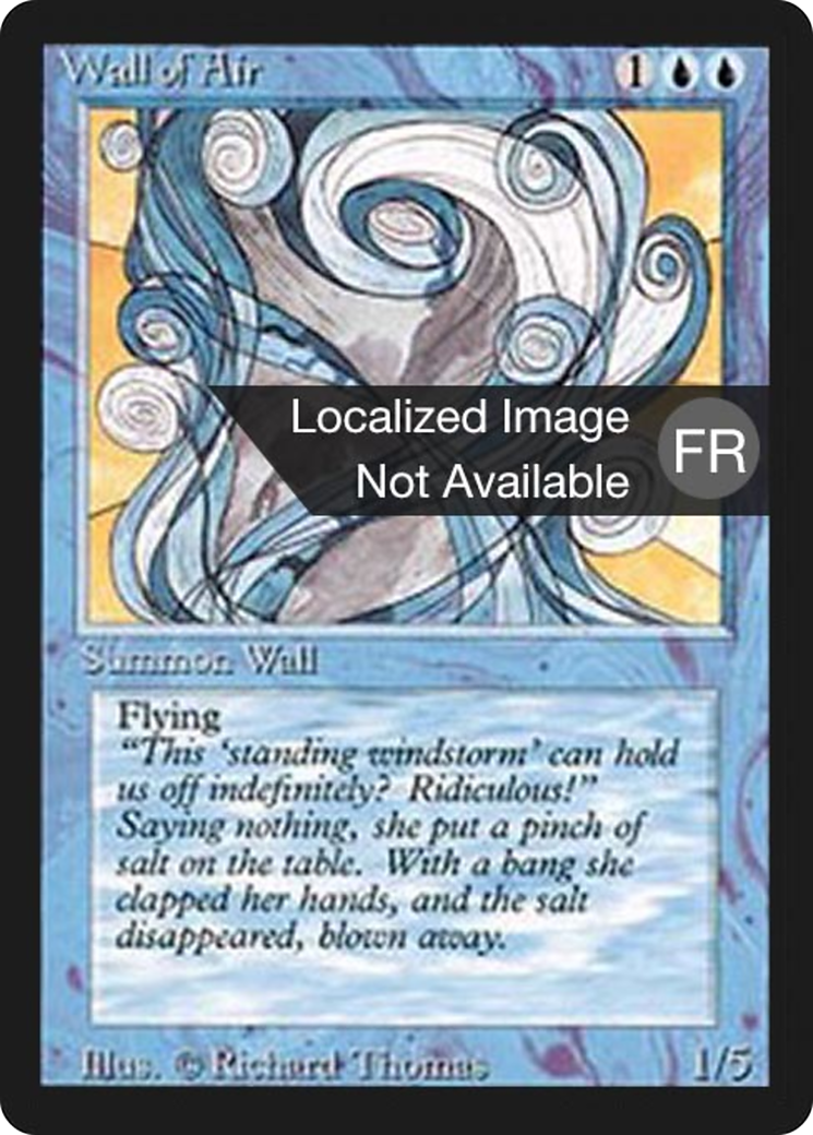 Wall of Air (FBB-090) - Foreign Black Border - Premium MTG Single from Wizards of the Coast - Just $0.48! Shop now at Game Crave Tournament Store