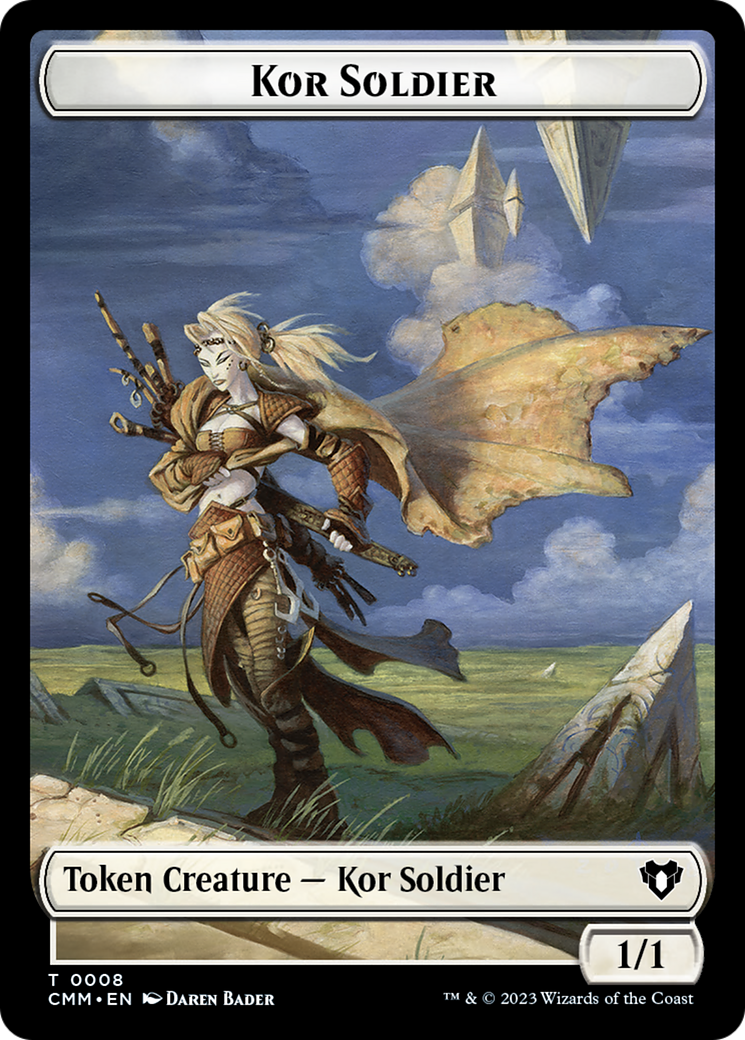 Kor Soldier (TCMM-008) - Commander Masters Tokens - Premium MTG Single from Wizards of the Coast - Just $0! Shop now at Game Crave Tournament Store