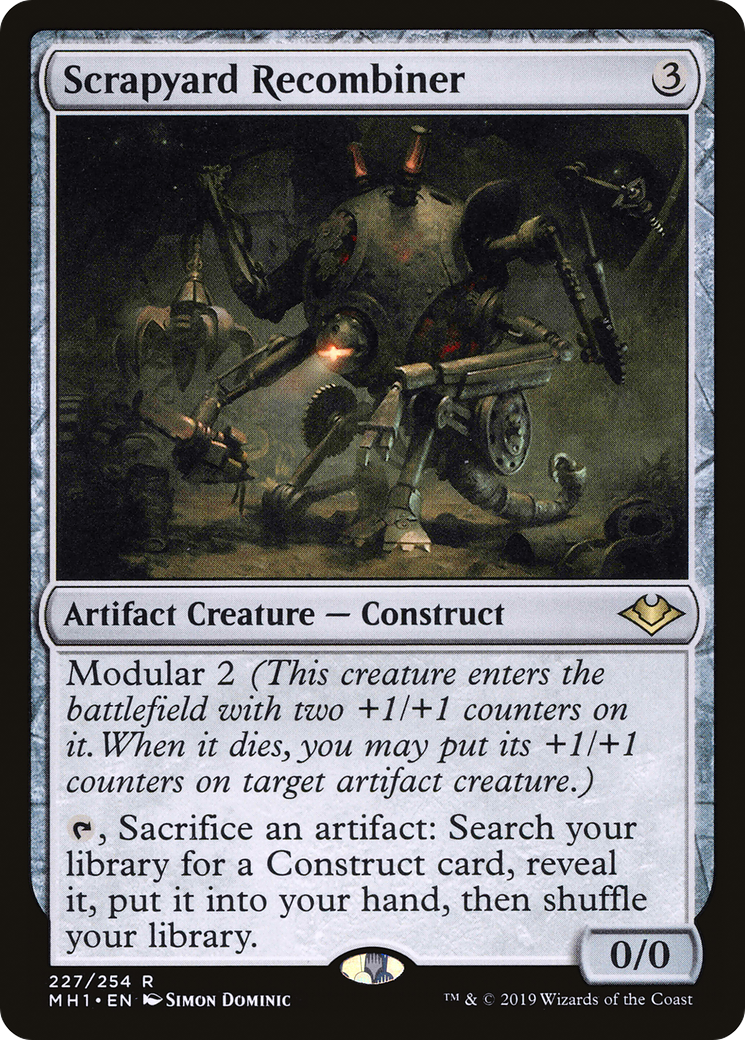 Scrapyard Recombiner (MH1-227) - Modern Horizons Foil - Premium MTG Single from Wizards of the Coast - Just $0.85! Shop now at Game Crave Tournament Store