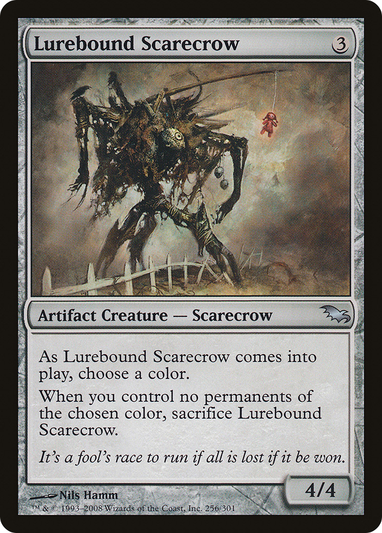 Lurebound Scarecrow (SHM-256) - Shadowmoor Foil - Premium MTG Single from Wizards of the Coast - Just $1.68! Shop now at Game Crave Tournament Store