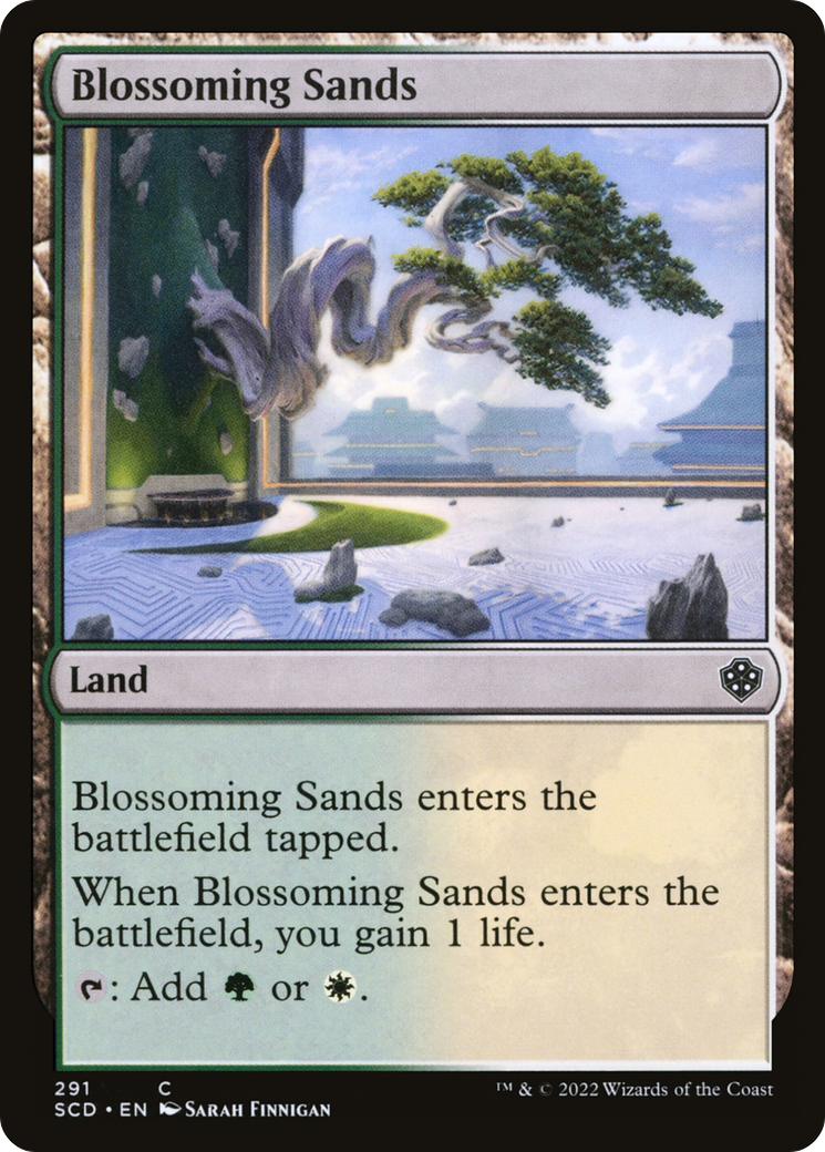 Blossoming Sands (SCD-291) - Starter Commander Decks - Premium MTG Single from Wizards of the Coast - Just $0.08! Shop now at Game Crave Tournament Store