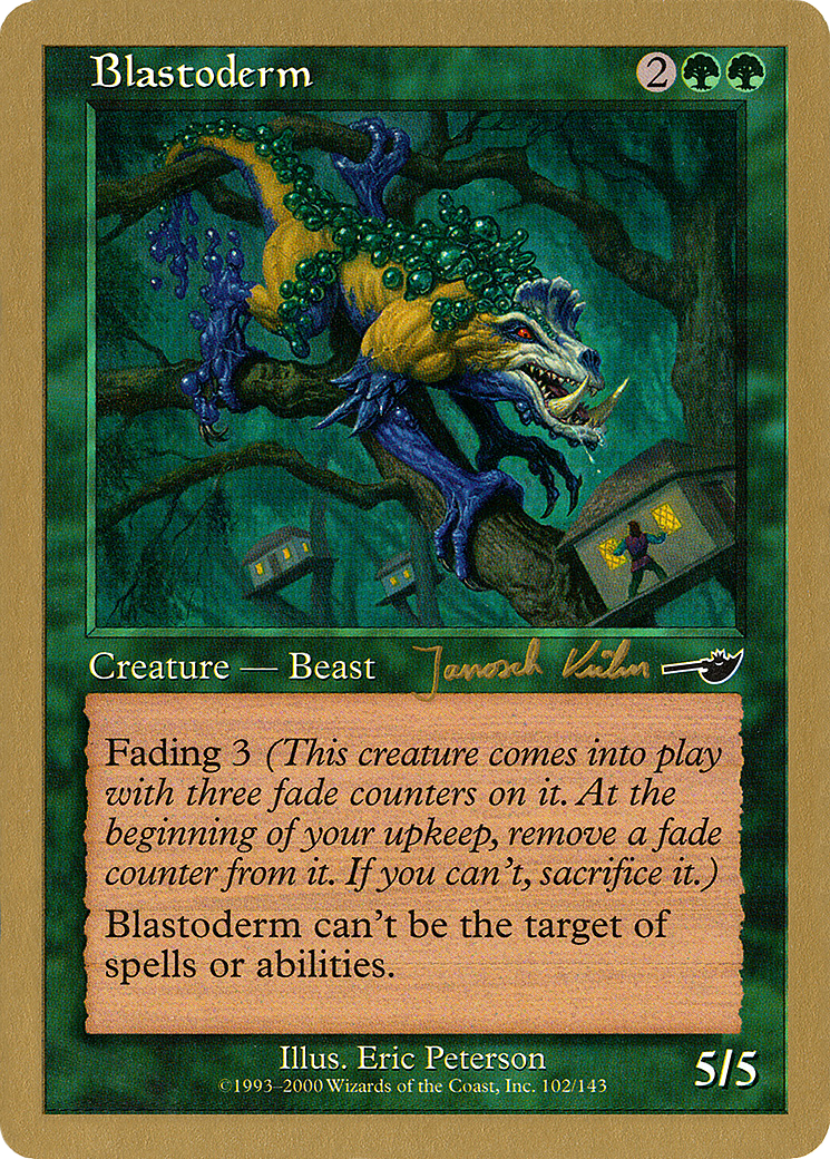 Blastoderm (WC00-JK102) - World Championship Decks 2000 - Premium MTG Single from Wizards of the Coast - Just $0.25! Shop now at Game Crave Tournament Store