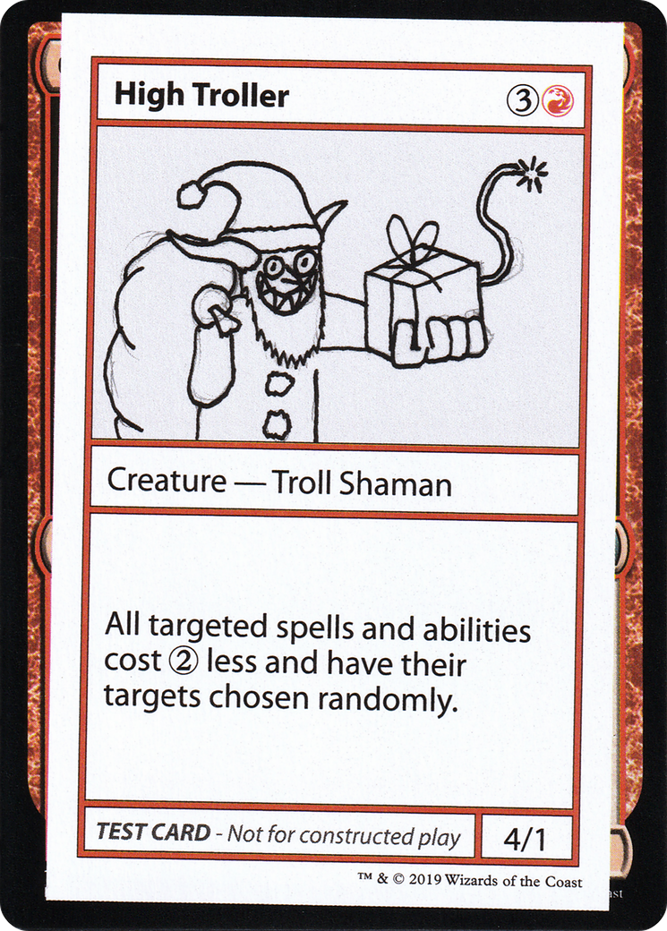 High Troller (CMB2-054) - Mystery Booster Playtest Cards 2021 - Premium MTG Single from Wizards of the Coast - Just $0.08! Shop now at Game Crave Tournament Store