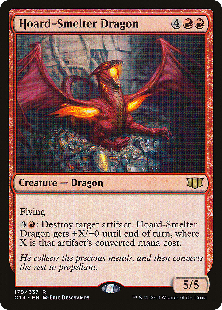 Hoard-Smelter Dragon (C14-178) - Commander 2014 - Premium MTG Single from Wizards of the Coast - Just $0.08! Shop now at Game Crave Tournament Store