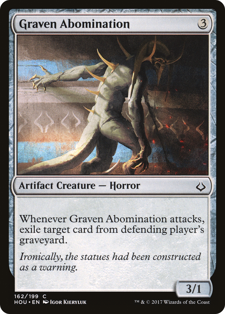 Graven Abomination (HOU-162) - Hour of Devastation Foil - Premium MTG Single from Wizards of the Coast - Just $0.08! Shop now at Game Crave Tournament Store