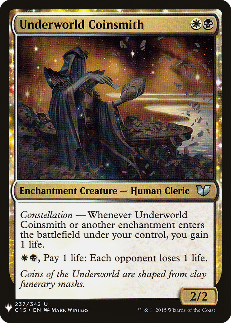 Underworld Coinsmith (MB1-1501) - Mystery Booster: (nyxtouched) - Premium MTG Single from Wizards of the Coast - Just $0.08! Shop now at Game Crave Tournament Store