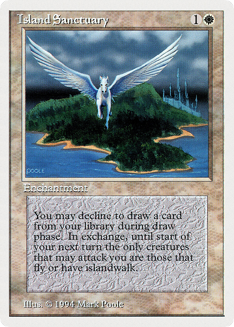Island Sanctuary (SUM-025) - Summer Magic / Edgar - Premium MTG Single from Wizards of the Coast - Just $0! Shop now at Game Crave Tournament Store