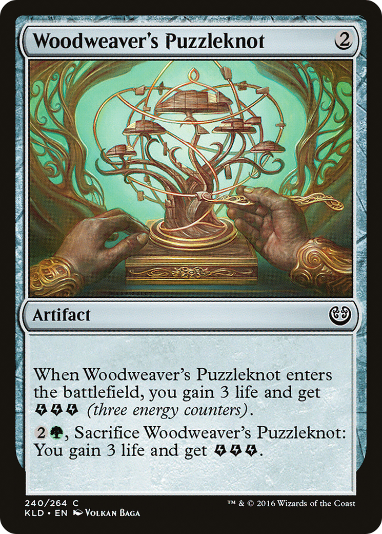 Woodweaver's Puzzleknot (KLD-240) - Kaladesh Foil - Premium MTG Single from Wizards of the Coast - Just $0.35! Shop now at Game Crave Tournament Store