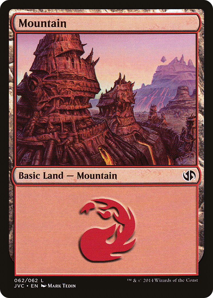 Mountain (JVC-062) - Duel Decks Anthology: Jace vs. Chandra - Premium MTG Single from Wizards of the Coast - Just $0.26! Shop now at Game Crave Tournament Store
