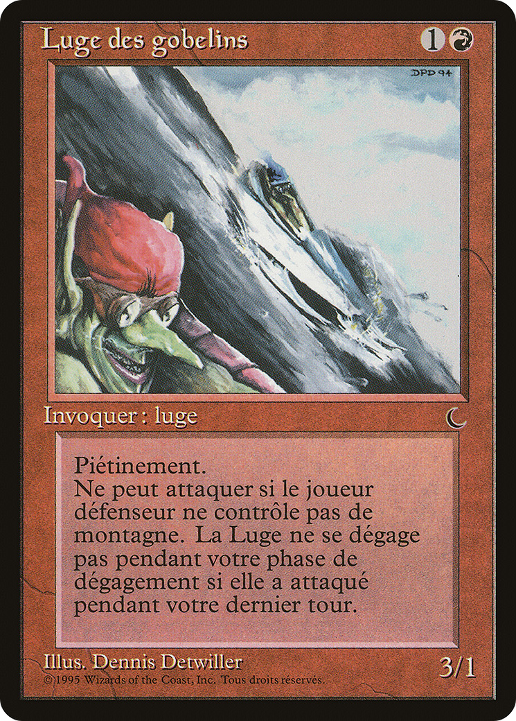 Goblin Rock Sled (REN-087) - Renaissance - Premium MTG Single from Wizards of the Coast - Just $0.27! Shop now at Game Crave Tournament Store