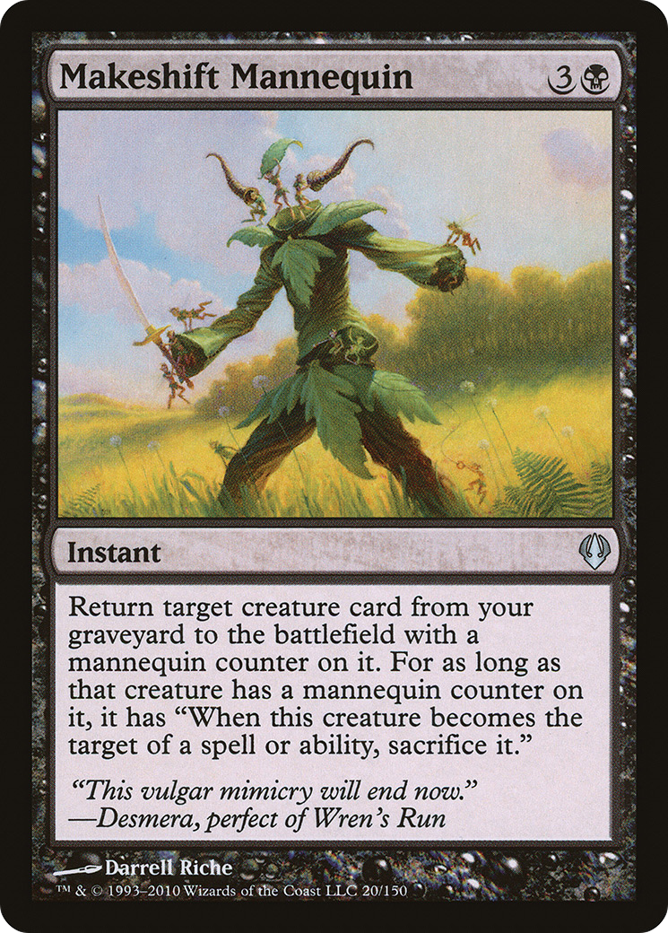 Makeshift Mannequin (ARC-020) - Archenemy - Premium MTG Single from Wizards of the Coast - Just $0.08! Shop now at Game Crave Tournament Store